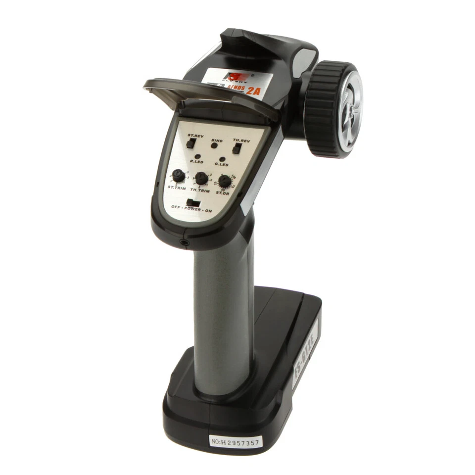 Flysky FS-GT2E AFHDS 2A 2.4ghz 2CH Transmitter w/FS-A3 Receiver for RC Car S8G2 - Image 2 of 4