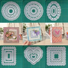 Frame Metal Cutting Dies Scrapbooking Paper Crafts Embossing Stencils Template