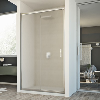 Cabine De Douche 3 Côtés 80x80x80CM H198 Verre Transparent 2 Fixes Saloon 2 Pivotantes 80 Mod West 83635548