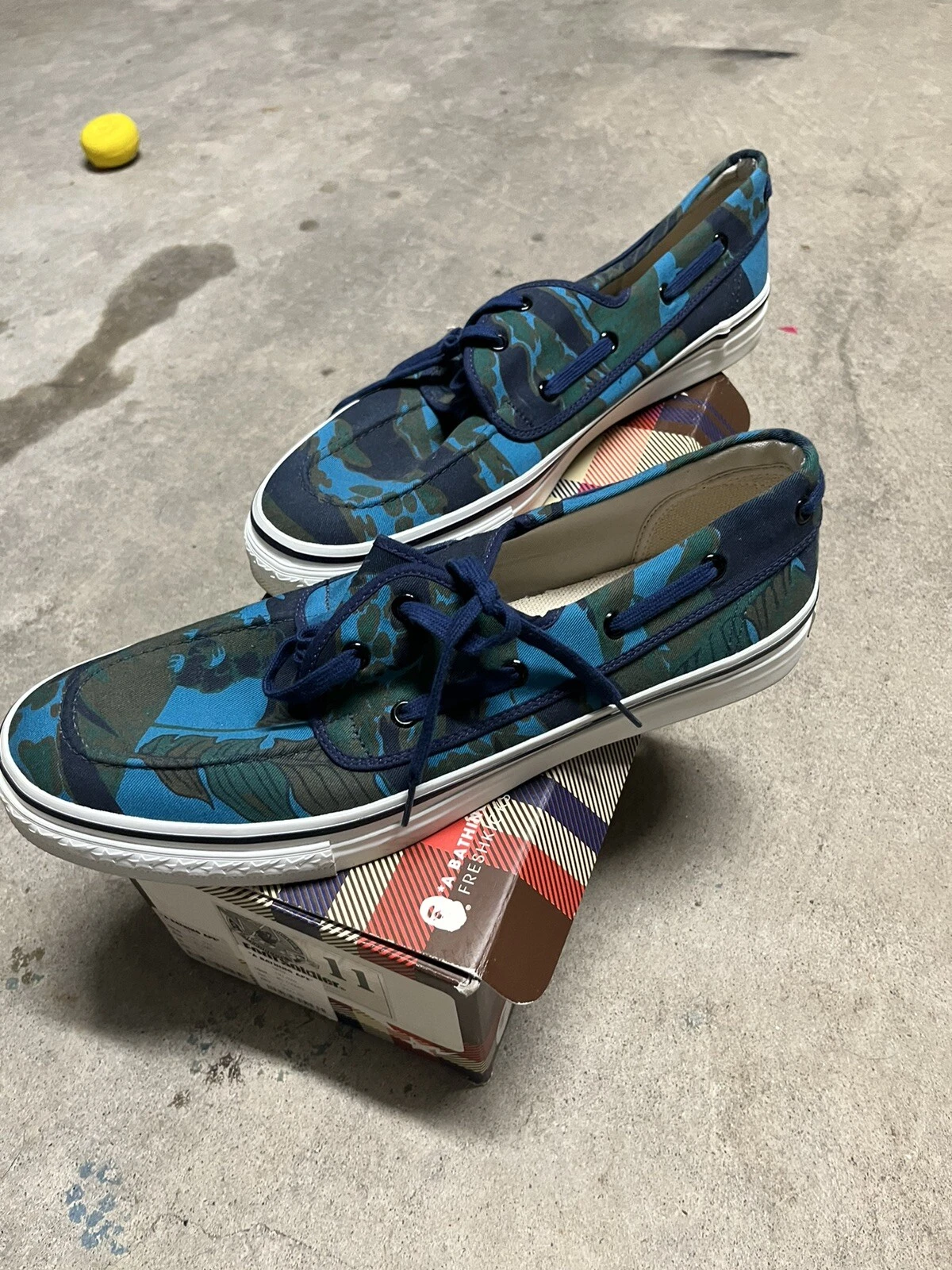 Chaussures de bateau Bape Camo Supreme Jordan AAPE A Bathing Ape Yeezy