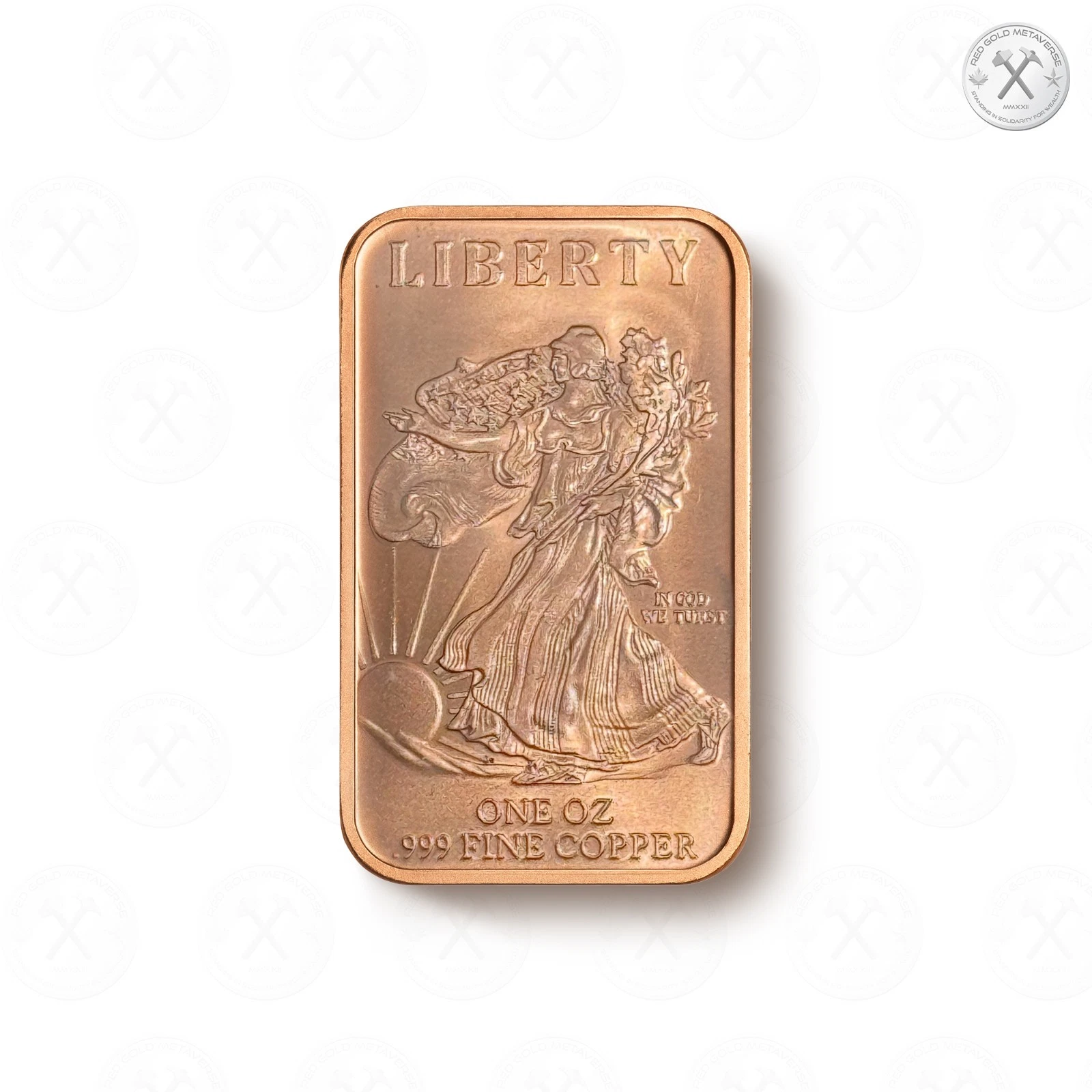 1 kg Copper Germania Bullion Bar - 1000 g pure [Cu] .9999, w/box