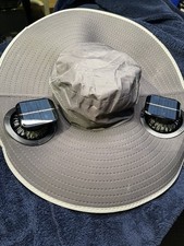 2 Solar Powered Fan Hats
