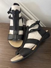 Image of Hotter gladiator Sandals black Size 4 New