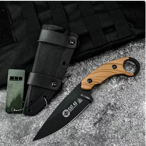 Cuchillos TOPS C.U.T. Hoja fija exterior EE. UU. + color funda Kydex envío gratuito aleatorio Foto 2 de 4