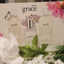 Philosophy Pure Grace Perfume, Lotion and 3-in-1 Shower Gel/Shampoo Bubble Bath