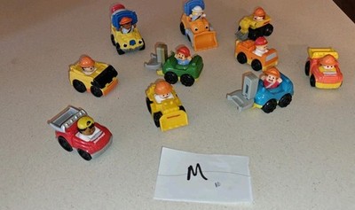 Fisher Price Little People Wheelies Cars Lot M Construction