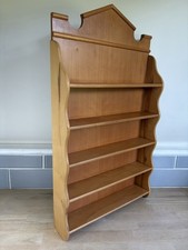 Vintage Wooden Display Shelves Trinket Kitchen Shelf Wall Mounted 72x41x9cm