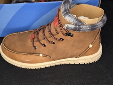 Hey Dude Men's BradleyClassic Cognac boots US M-12 fits size 10-11 , brand new