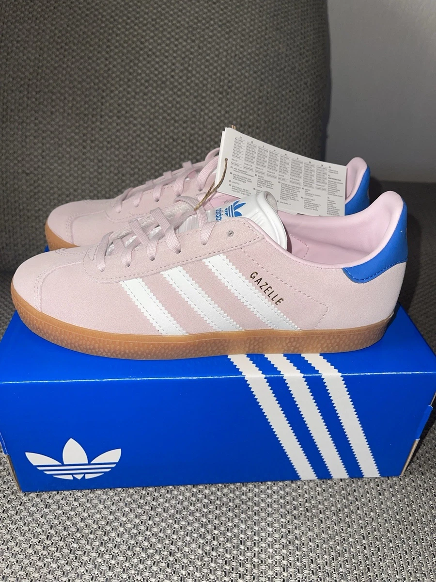adidas gazelle silver green womens adidas Gazelle Indoor Shoes - Women's - Sandy Pink / Cloud White / Gum main image 1