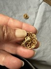 Vintage Avon Precious Pretenders Goldtone Filigree Clip Earrings - Marked — photo 4