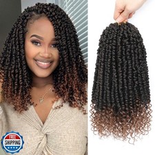 Alicoco Passion Twist Crochet Hair 12 Inch Passion Twist Hair Pre Looped 8 Pa