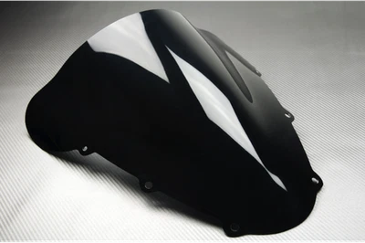 Bulle Noire / Saute vent en PVC Pour KAWASAKI ZZR 1200 ZXT20C 2002-2005 - Photo 1/3