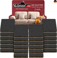 "Yelanon Antirutsch Pads 24 StüCk 2\" Quadrat - Antirutsch Gummi Selbstklebend, "