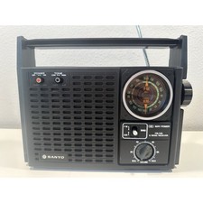 VINTAGE NEW 1980's Sanyo AM/FM Portable Radio RP-5330 2-Band Low/High Tone
