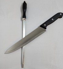 12 Chef Knife with 7.5 Stainless Steel Sharpe...