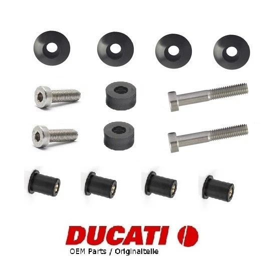 Ducati 400 600 750 900 SS Supersport Superlight revestimiento juego de sujeción tornillos Foto 2 de 4
