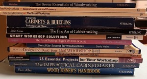 Lot Of 13 Woodworking Books! Woodworking and Workshop Collection