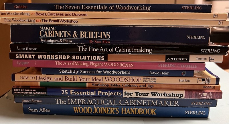 Lot Of 13 Woodworking Books! Woodworking and Workshop Collection
