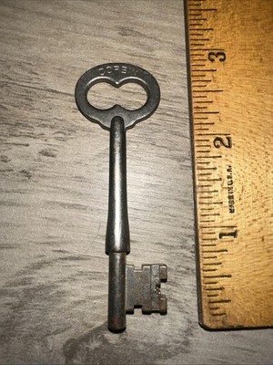Antique Corbin Solid Barrel Skeleton Key #DT22 Original