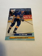 Ron Sutter 1992-93 Fleer Ultra Hockey Card #190 St Louis Blues