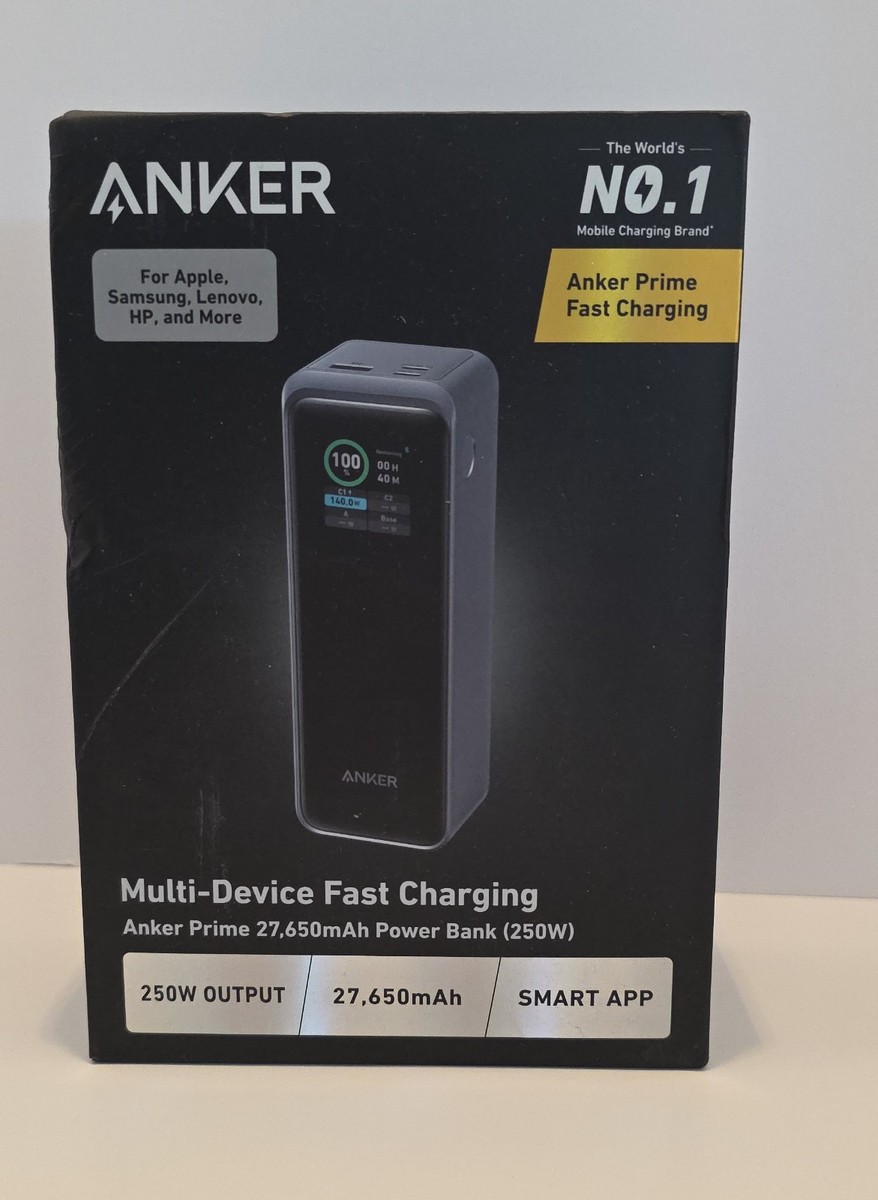 スマホアクセサリー Anker Prime Power Bank 27650mAh A13400 Amazon.com: Anker Prime Power Bank, 27,650mAh 3-Port 250W