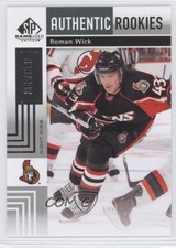 2011-12 SP Game Used Edition Authentic Rookies 139/699 Roman Wick #139 0v1