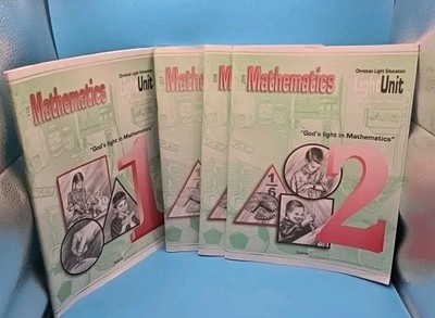 Christian Lights Education Mathematics. Unit 1 (1) & Unit 2 (3)