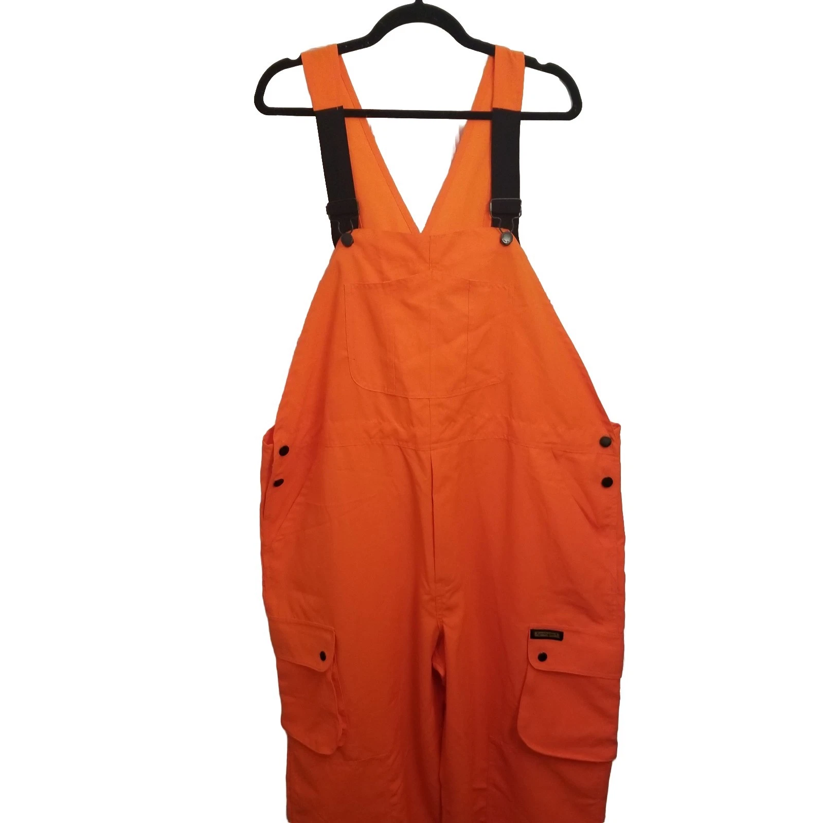 Remington Bib Overalls Outdoors Hunting Work Wear Blaze Orange Safety XXL 2XL