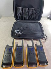 4 x Motorola Talkabout T82 Extreme Walkie Talkie Rechargeable