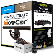 Für VOLVO S90 Stufenheck II 234 Anhängerkupplung abnehmbar +eSatz 7pol 16- kpl.