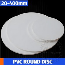 White PVC Plastic Round Discs Diameter 20-400...