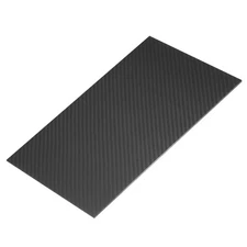 100 x 250 x 3mm Carbon Fiber Board Plate Matte Twill Weave Panel Sheets