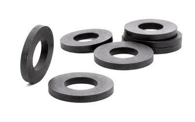 5/16'' ID x 3/4'' OD x 1/8'' EPDM Rubber Flat Washers HVAC Panel Mount Sealing