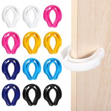 12 PCS Door Pinch Guard, Door Slam Stopper Finger Slam Preventer, 6 Color