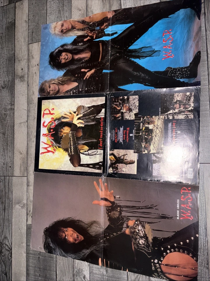 W.A.S.P. - I Don’t Need No Doctor - 12” Vinyl Record Poster Single 1st Press UK - Image 2 of 4