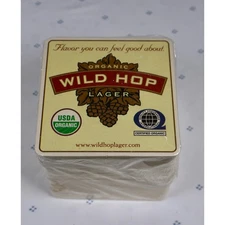 WILD HOP LAGER Beer Coasters VINTAGE Organic Flavor Pack of 50 Beer Lover