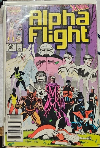 Marvel Comics Alpha Flight #33  1986 1st Lady Deathstrike  VG 4.0
