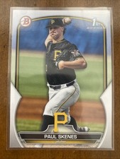 2023 Bowman Draft Chrome Paul Skenes Rookie Card #BDC-14, NL Cy Young Award. rookie card picture