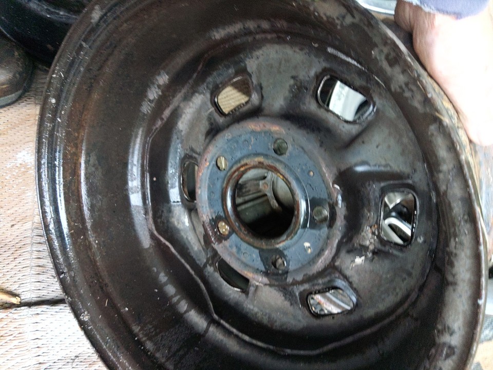 Four 1970–1981 Chevy Camaro El Camino Chevelle Nova 14x7 Rally Wheels ...