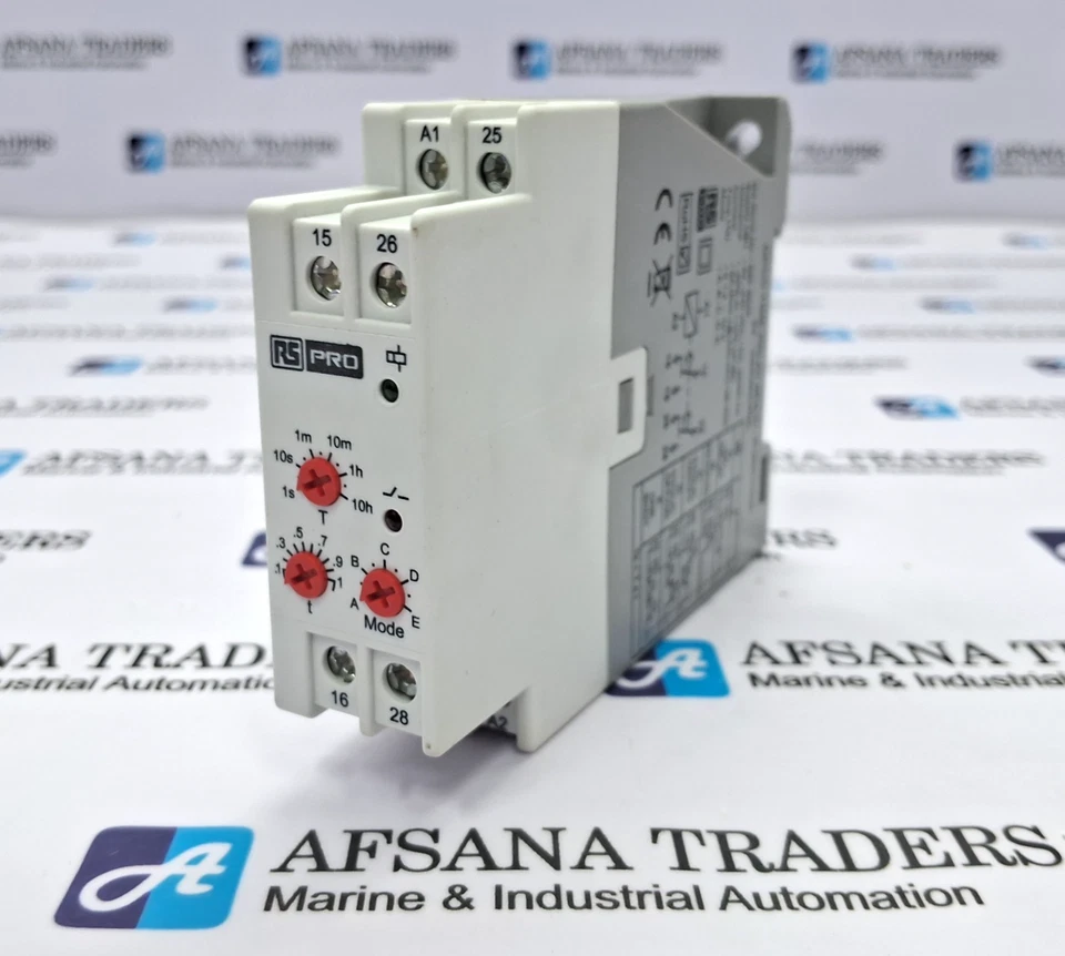 RS PRO DIN 导轨安装定时继电器 — 第 4/4 张图片