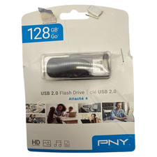 PNY Attache 4 128GB USB 3.0 Flash Drive High Speed Portable Data Storage Device