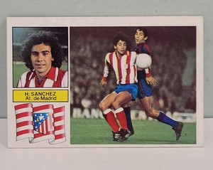 FOOTBALL HUGO SANCHEZ REAL MADRID MEXICO RARE ROOKIE CARD 80s