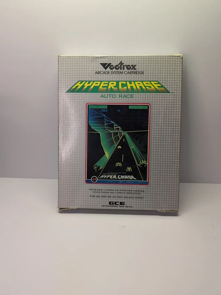 Hyperchase Auto Race Vectrex 1982 BOX OVERLAY CART TRAY NICE SEE PICTURES FAST - Image 2 of 4