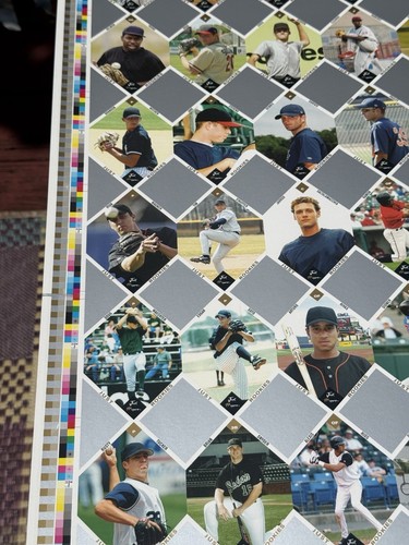 RARE! 2003 Just Memorabilia SILVER UNCUT Sheet 28x40 Hamels Felix Hernandez Cano - Picture 7 of 20