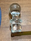 Clear Glass Bottle/Decanter Stopper Vintage — photo 5