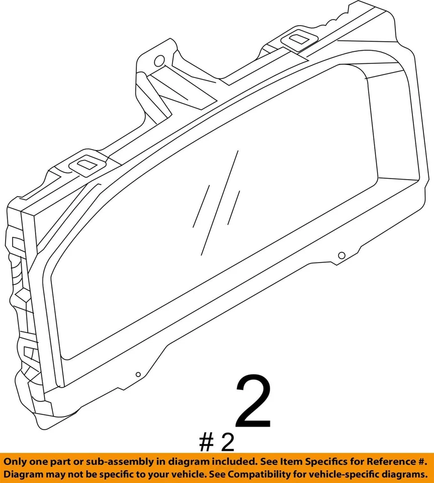 2022-2024 MITSUBISHI OUTLANDER DIGITAL SPEEDOMETER INSTRUMENT GAUGE CLUSTER *12K - Image 4 of 4