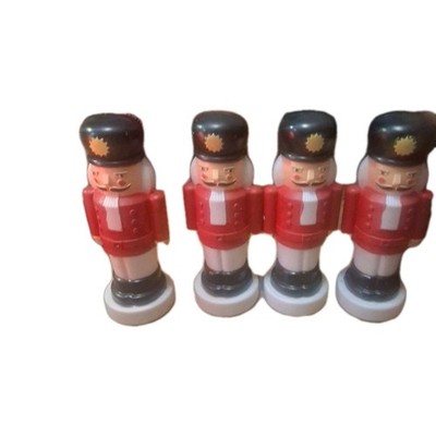 Set Of 4 Vintage Nutcracker  Blowmold