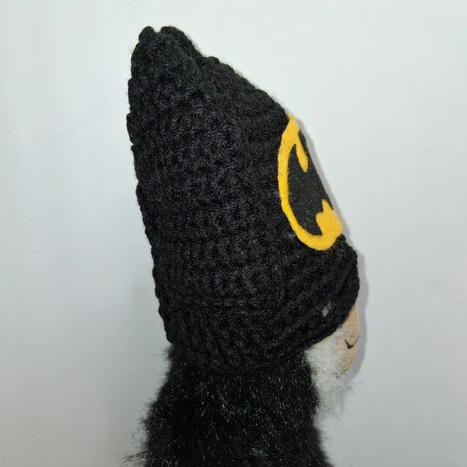 Máscara gorro Batman con orejas de murciélago para bebés/bebés - superhéroe hecho a mano Foto 3 de 4