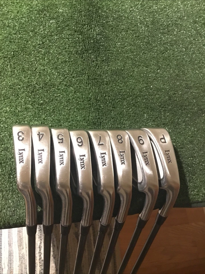 Lynx Black Cat Tour Ni Cr Irons Set 3-PW Regular TrueTemper DynamicGold Graphite - Image 2 of 4