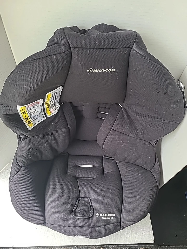 Тканевый чехол на сиденье для младенцев Maxi Cosi Mico Max 30 сменная подкладка черный - Изображение 4 из 4